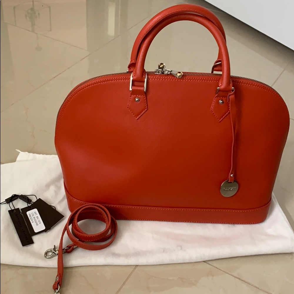 BRICK ORANGE PULICATI SATCHEL